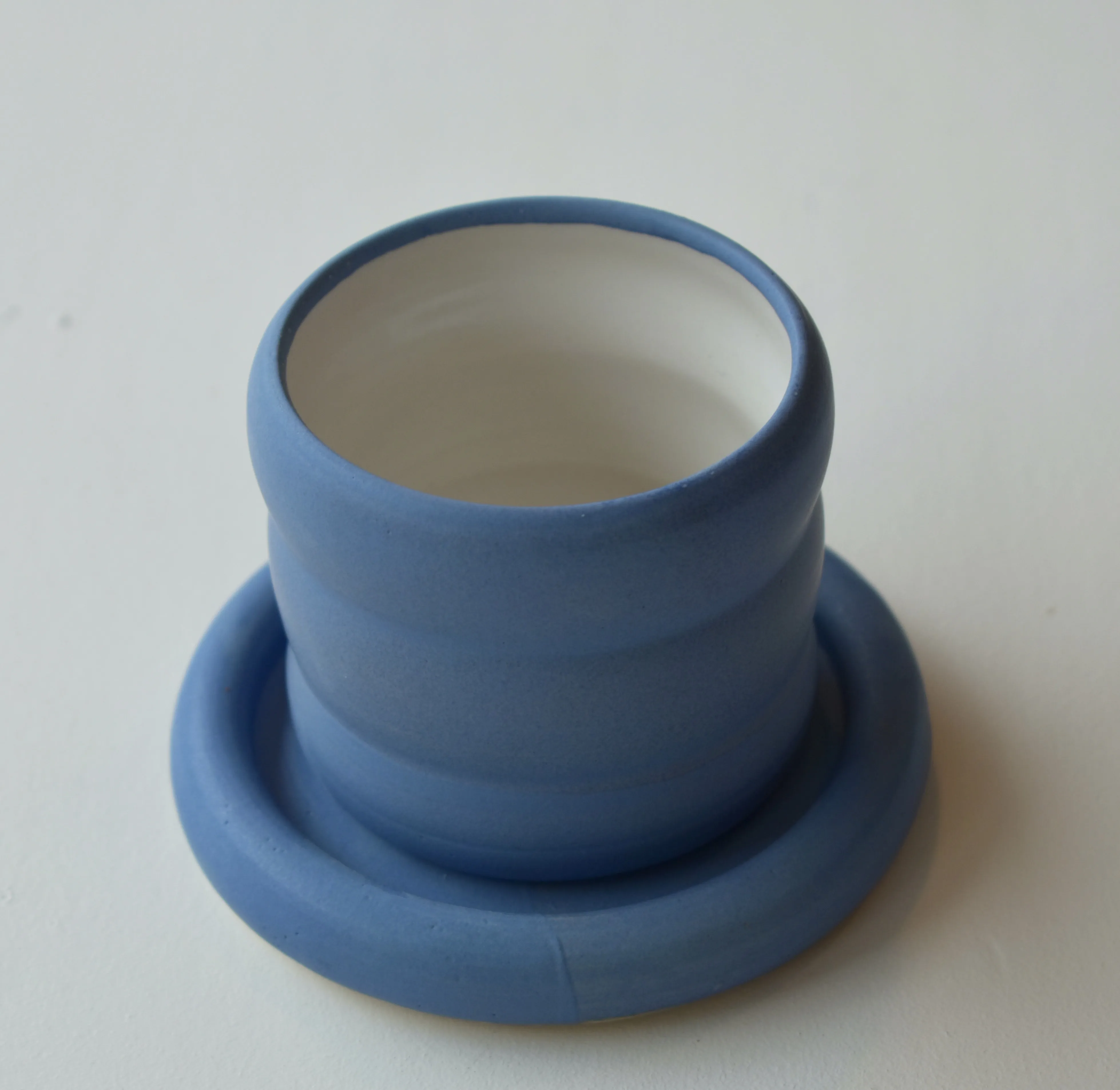 plava solja bez drske, mat